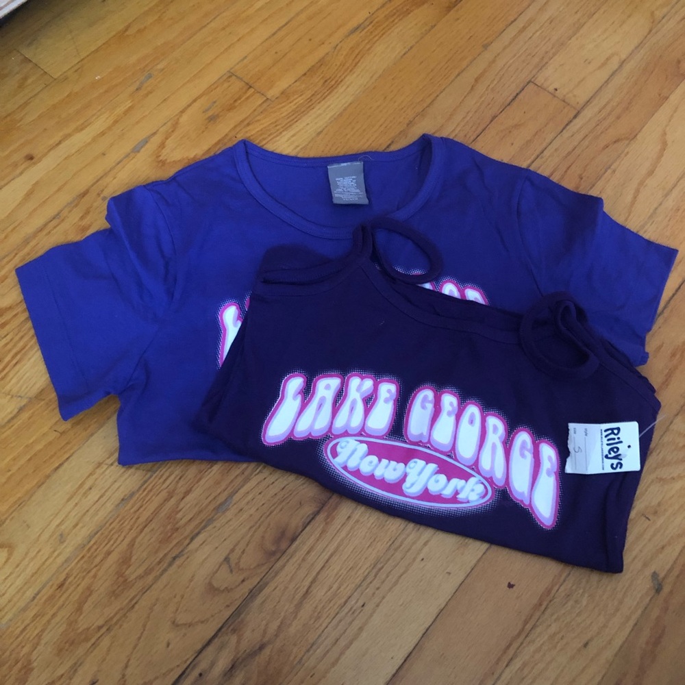 Lake George NY Tank and T shirt Set